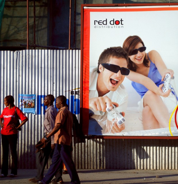 White-person ad ignored by residents
