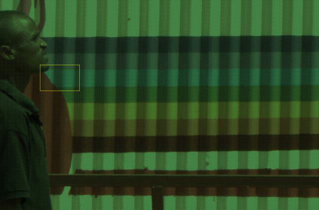 640 pixels of the image